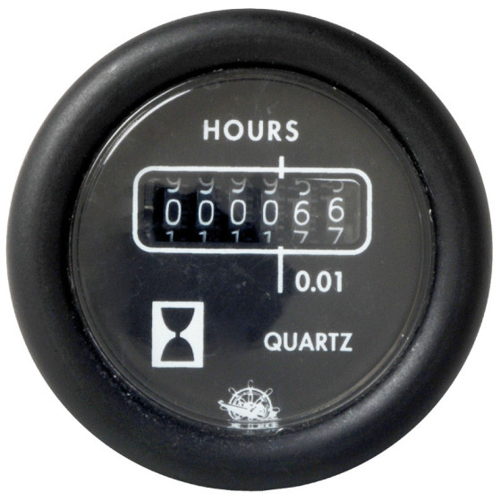 Compte-heures GUARDIAN Variante ou Accessoires Réduit:noir 12 V *27.434.01*