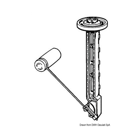 VDO - Flotteur pour réservoir carburant Variante ou Accessoires Réduit:levier 150-605 mm *27.674.00*