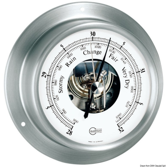 Instruments BARIGO "Sky" Variante ou Accessoires Réduit:Sky inox satiné/blanc *28.185.00*