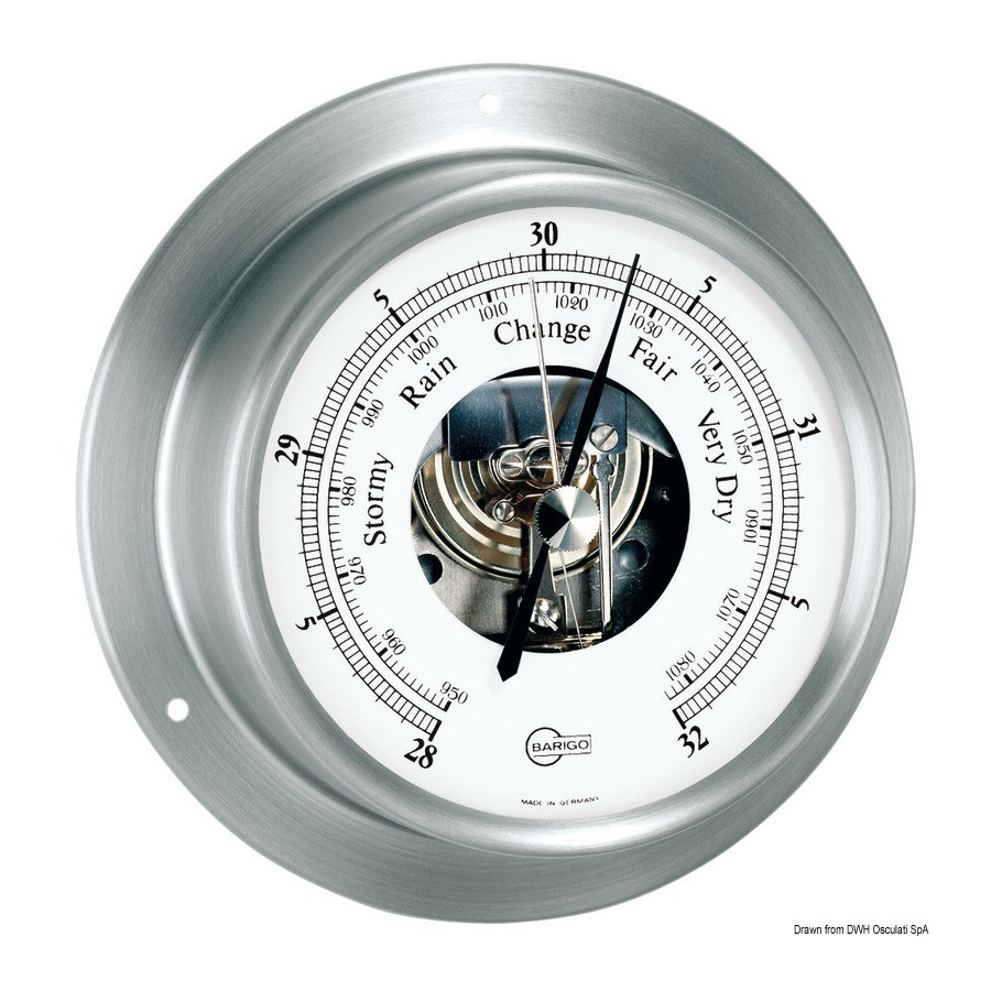 Instruments BARIGO "Sky" Variante ou Accessoires Réduit:Sky inox satiné/blanc *28.185.00*