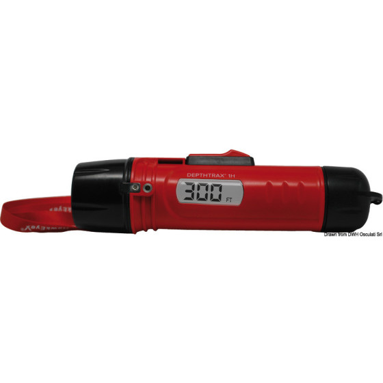 NORCROSS portable depth-sounder with built-in transducer 