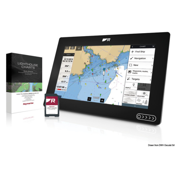 Cartographie Lighthouse Charts RAYMARINE 