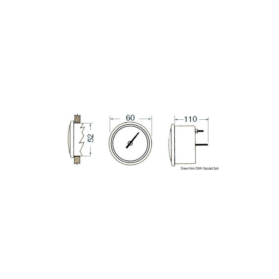 VEETHREE echosounders for recessed mounting on daashboard 