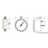 VEETHREE echosounders for recessed mounting on daashboard
