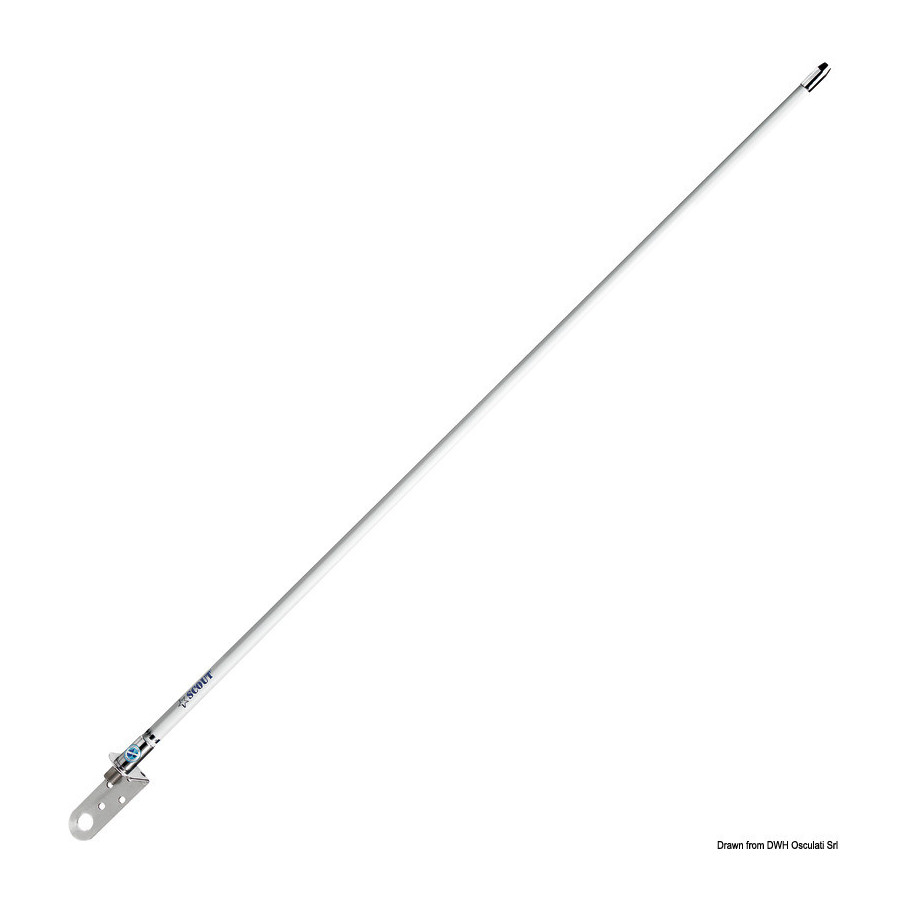 VHF SCOUT KM-4 Windex ready 1.0 m antenna 