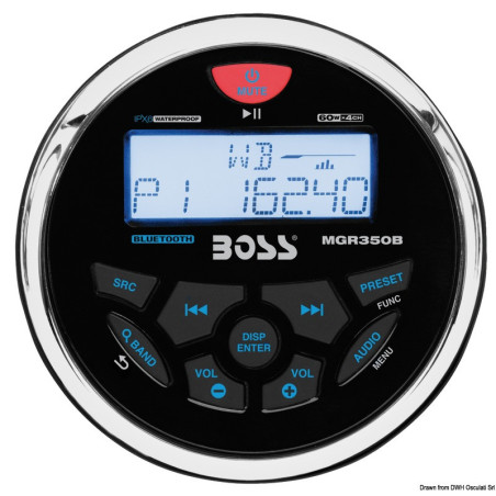 BOSS FM/AM/Bluetooth/USB/MP3 radio for dashboard
