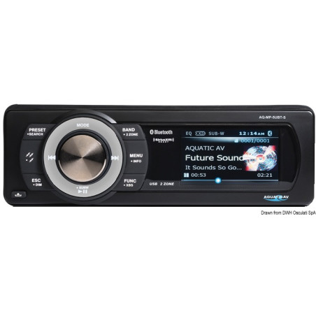 AQ-MP-5UBT-S watertight tuner AQUATIC AV