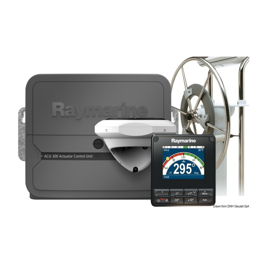 RAYMARINE inboard/outboard cockpit autopilots Variante ou Accessoires Réduit:autopilot whel actuator *29.623.00*