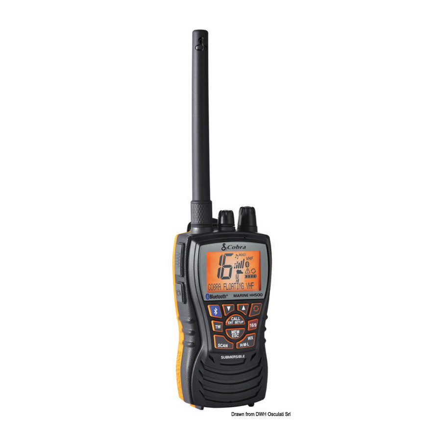 VHF COBRA MARINE MR HH500 Bluetooth - floating 