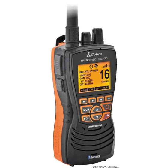 COBRA MARINE MR HH600 GPS BT EU VHF 
