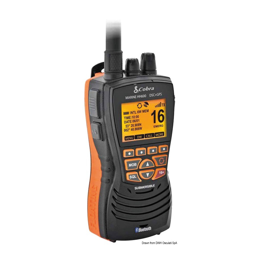 COBRA MARINE MR HH600 GPS BT EU VHF 