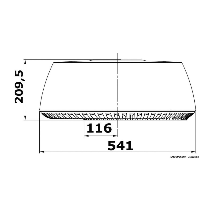 RAYMARINE solid-state radar antenna 