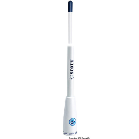 SCOUT AM/FM antenna, 90 cm 