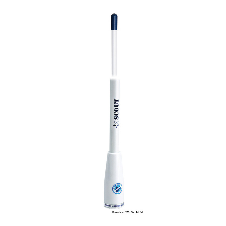 SCOUT AM/FM antenna, 90 cm 