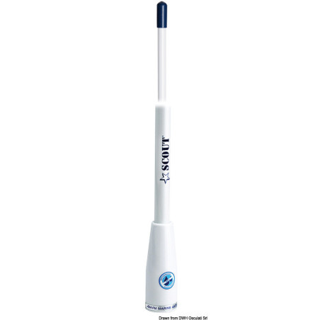 SCOUT AM/FM antenna, 90 cm