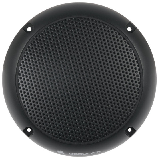 Enceintes stéréo deux voies version Slim, profondeur 23 mm Variante ou Accessoires Réduit:deux voies 150 mm 60 W noir *29.721.98