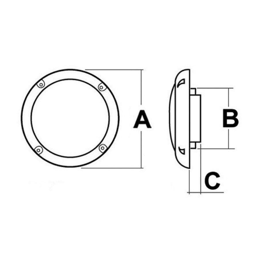 Enceintes stéréo deux voies version Slim, profondeur 23 mm 