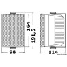CABINET Range - 2-Way Stereo Speaker for external/internal mounting