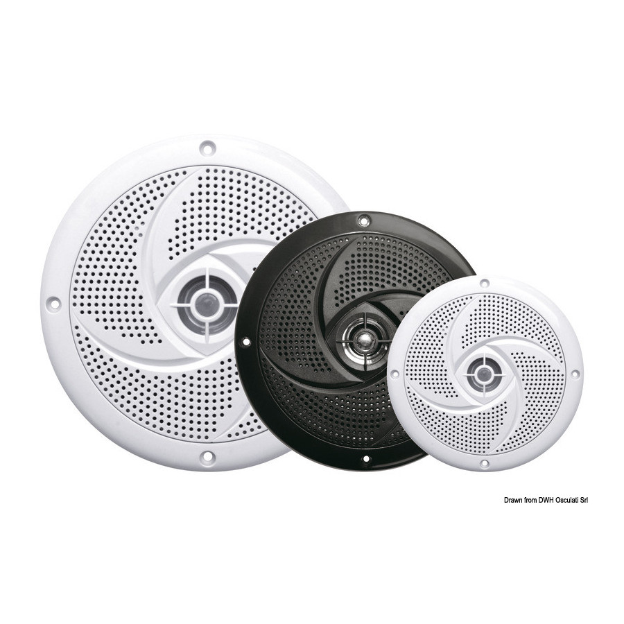 Enceintes  stéréo double cône ultraplates 