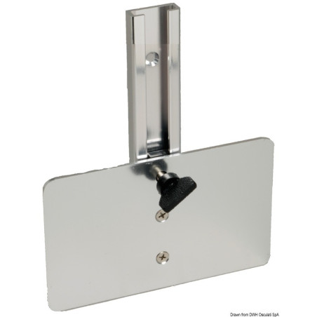 Universal telescopic stern transducer support