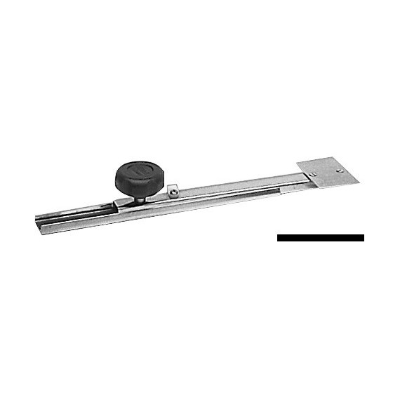 Telescopic stern transducer support 