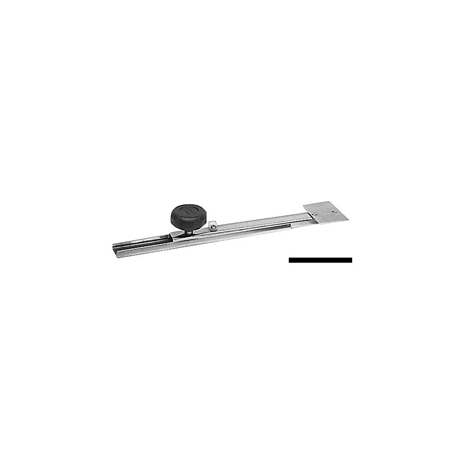 Telescopic stern transducer support 