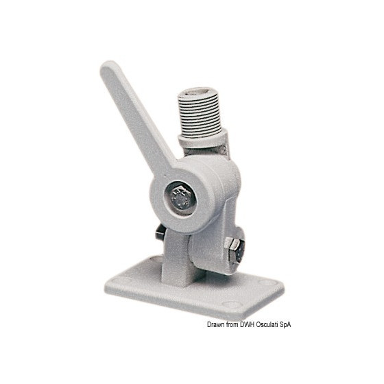 Knuckle base for VHD antenna: Loran and GPS 