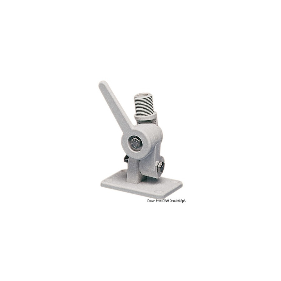 Knuckle base for VHD antenna: Loran and GPS 