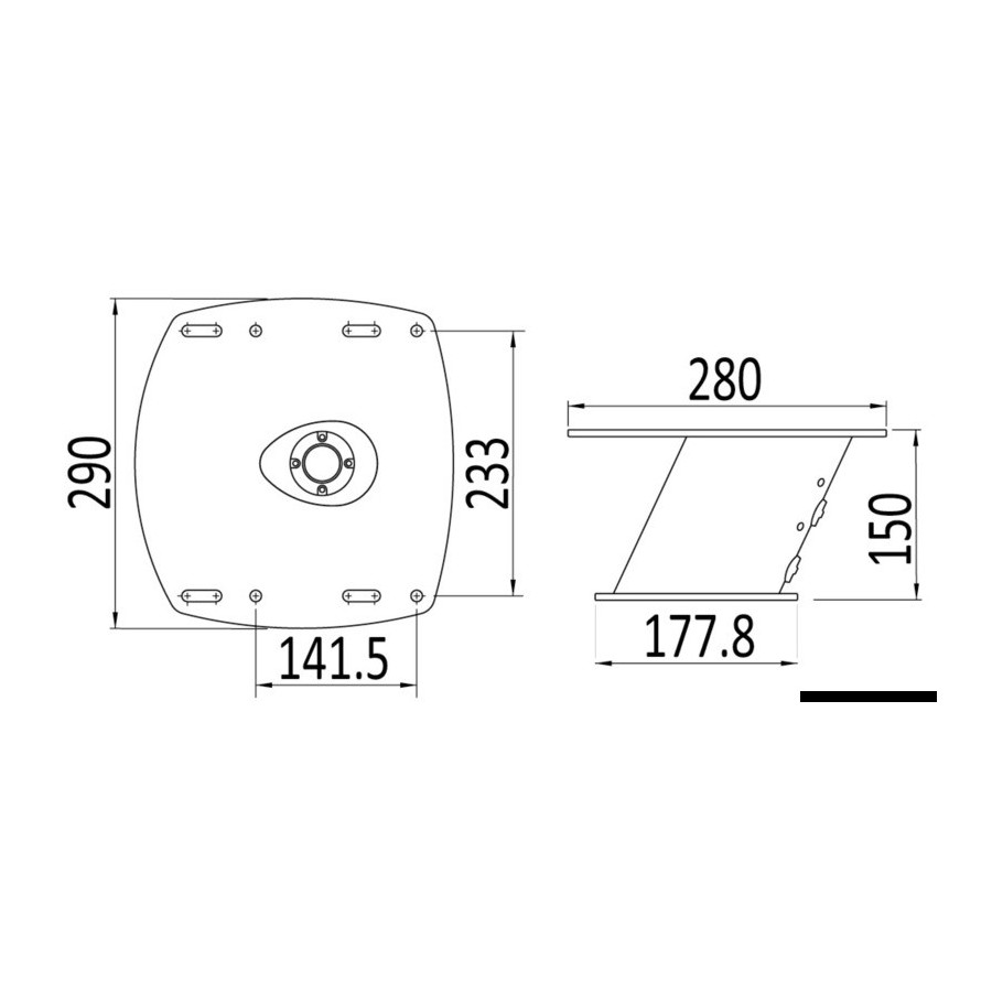SCANSTRUT 150-mm aluminium Power Tower 