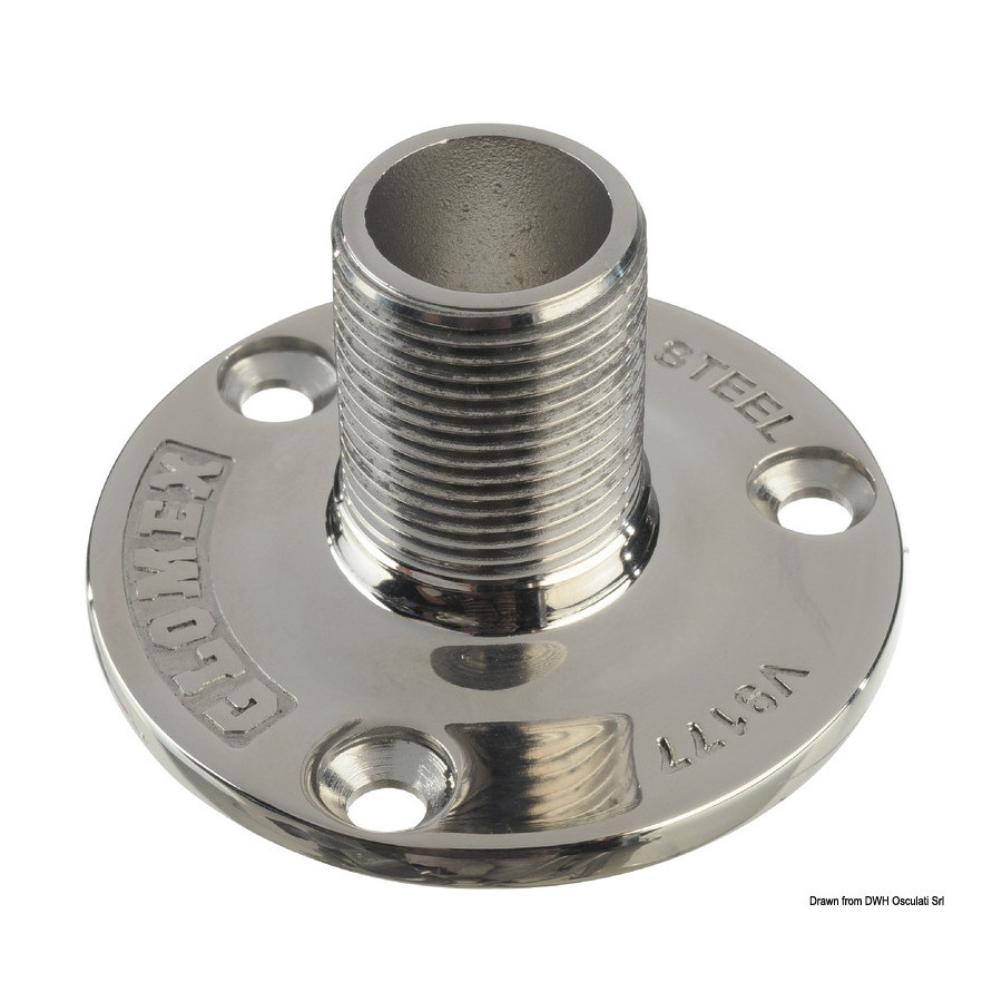 Base Variante ou Accessoires Réduit:base for antennas AISI316 98 mm *29.917.40*