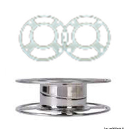 Tilting stainless steel support for GLOMEX TV antennas