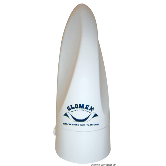 GLOMEX Avior TV/AM-FM antenna Variante ou Accessoires Réduit:TV/AM-FM antenna white *29.924.01*