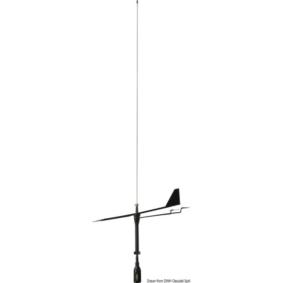 SUPERGAIN VHF antenna by Glomex Black Swan 