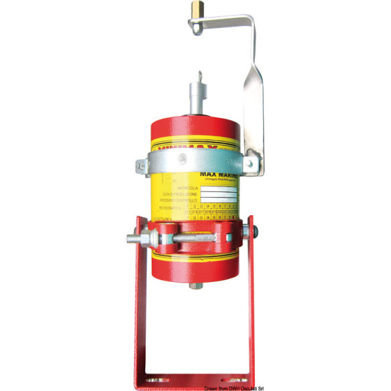 Système de suppression des incendies formulation en aérosol, homologué RINA, Variante ou Accessoires Réduit:incendie aérosol Max