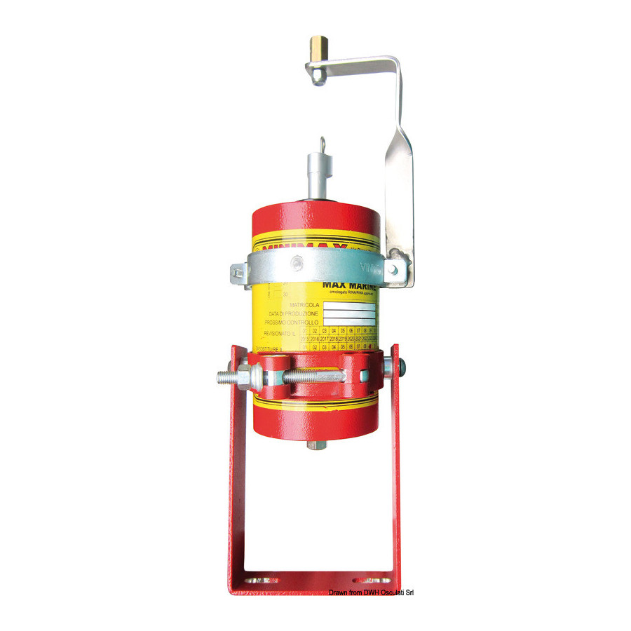 Système de suppression des incendies formulation en aérosol, homologué RINA, Variante ou Accessoires Réduit:incendie aérosol Max