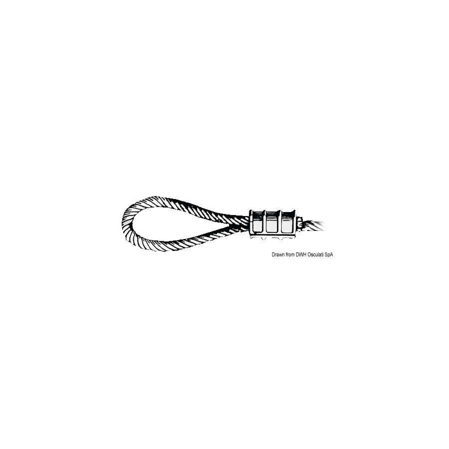 Manchon pour épissure en aluminium 