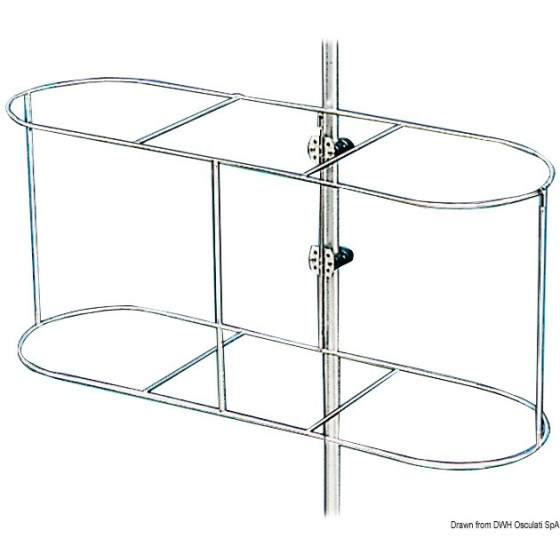 Porte pare-battage en inox 