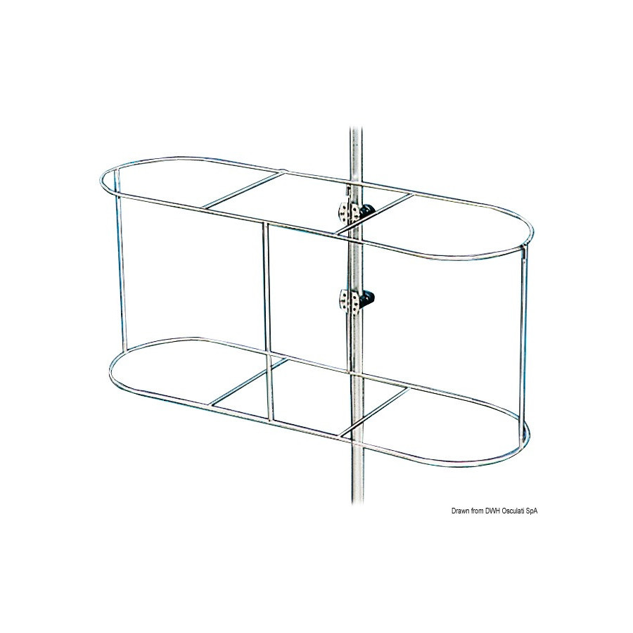 Porte pare-battage en inox 