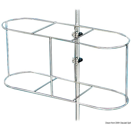 Porte pare-battage en inox