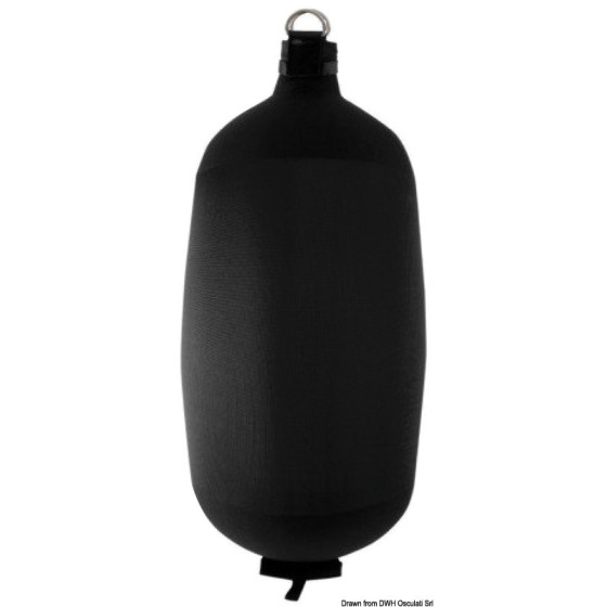 Pare-battage cylindrique en tissu gonflable FENDERTEX 