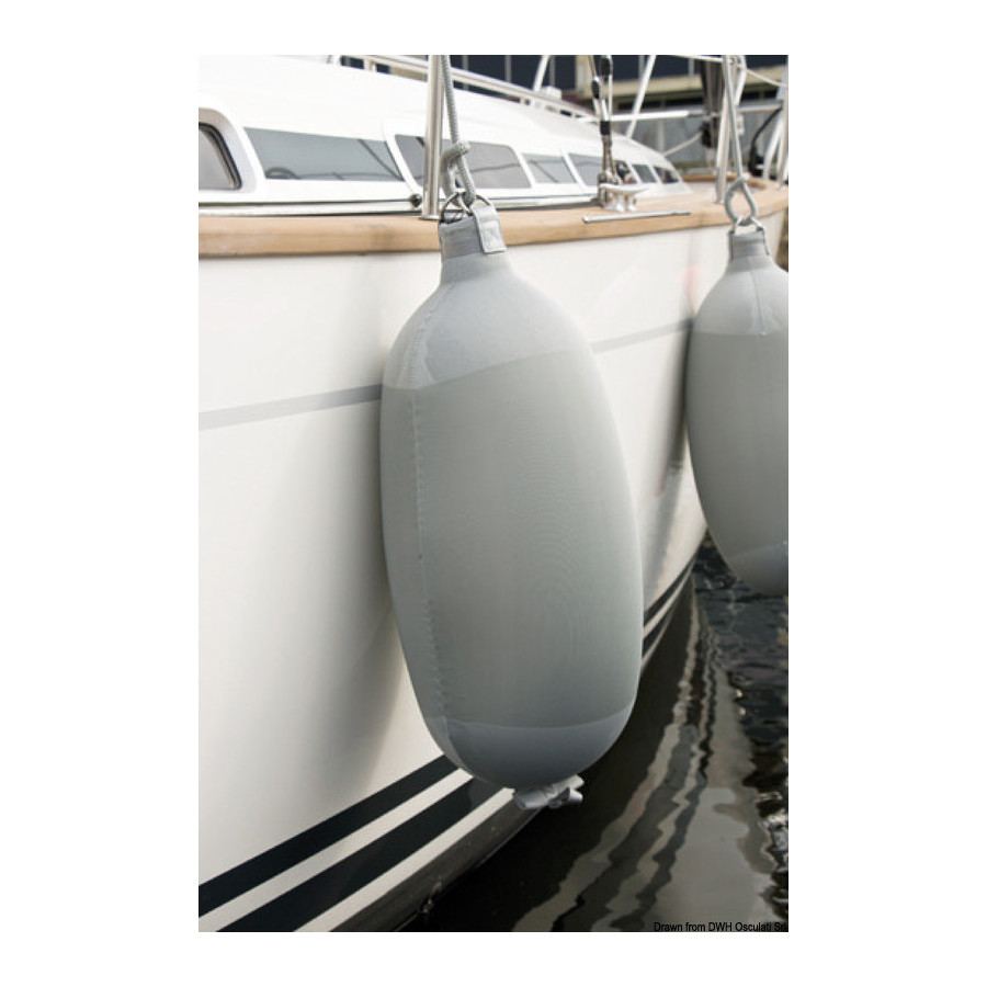 Pare-battage cylindrique en tissu gonflable FENDERTEX 