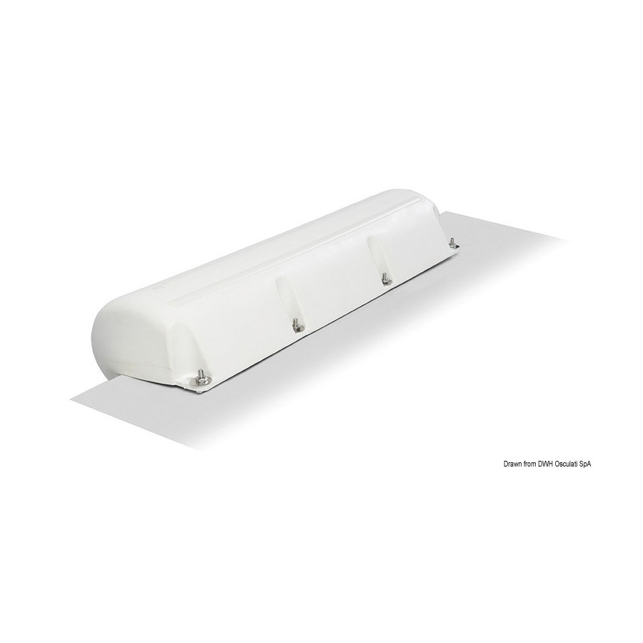 Défense en PVC blanc gonflable pour ponton 