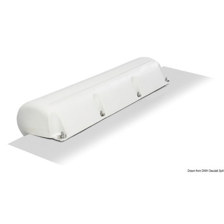 Défense en PVC blanc gonflable pour ponton