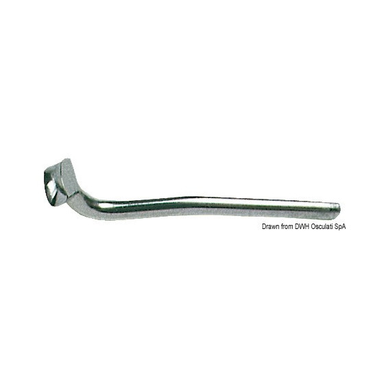 Terminal en inox avec embout en "T" 