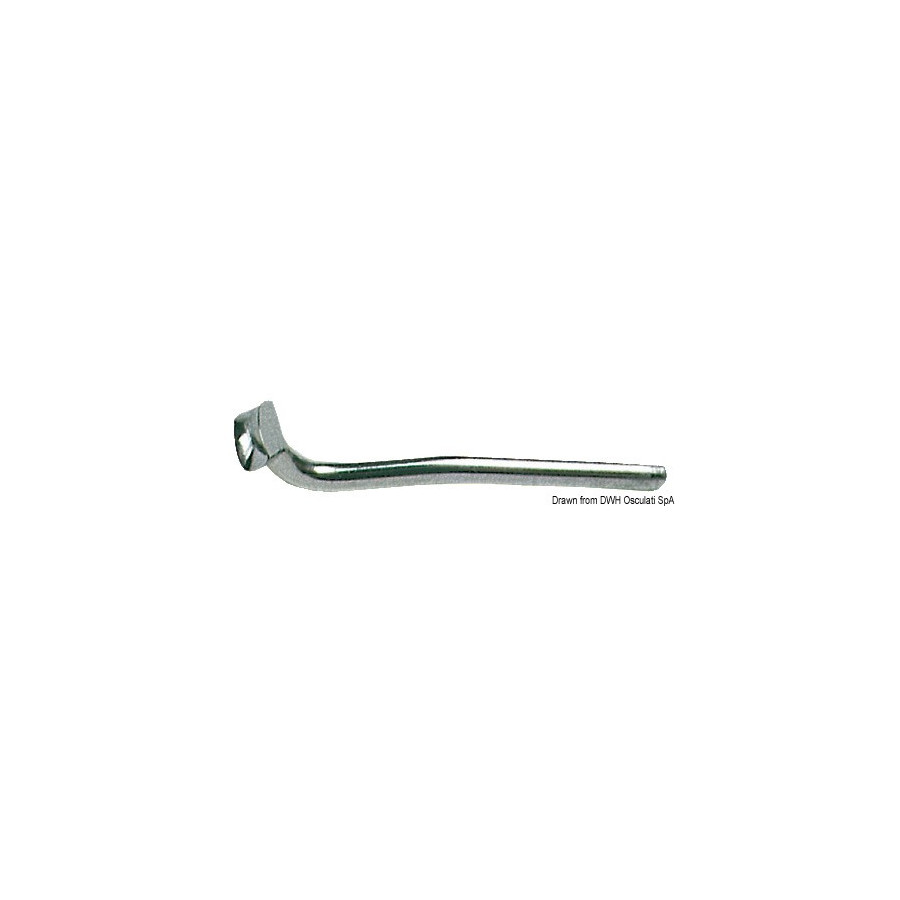 Terminal en inox avec embout en "T" 