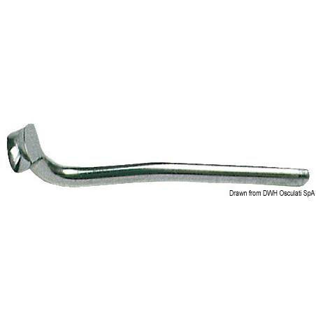 Terminal en inox avec embout en "T"