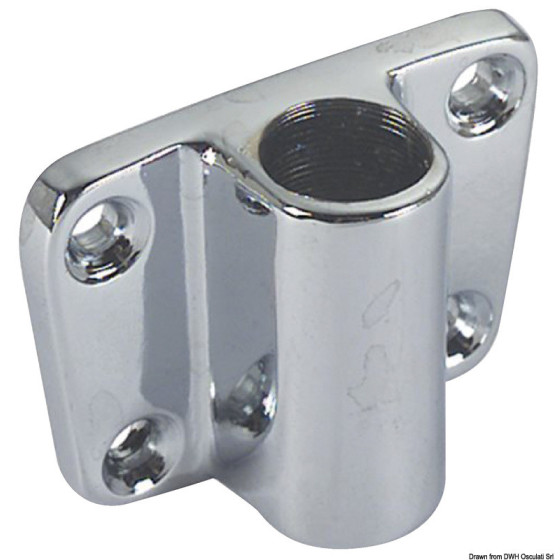 Supports latéraux pour dame de nage en laiton chromé 