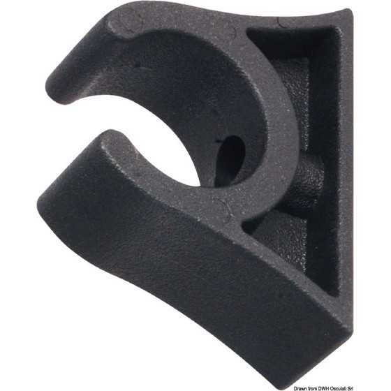 Poteau fixe en carbone pour bimini Variante ou Accessoires Réduit:pour tubes 50 mm *34.358.50*