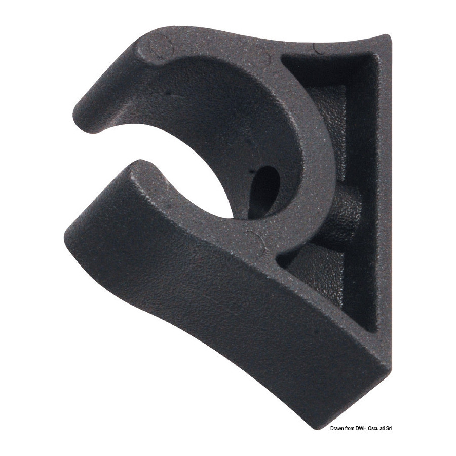 Poteau fixe en carbone pour bimini Variante ou Accessoires Réduit:pour tubes 50 mm *34.358.50*