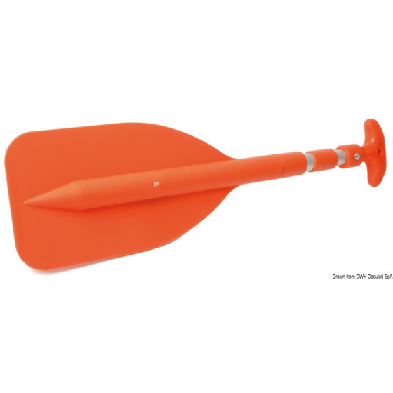 Mini pagaie tri-télescopique de secours 